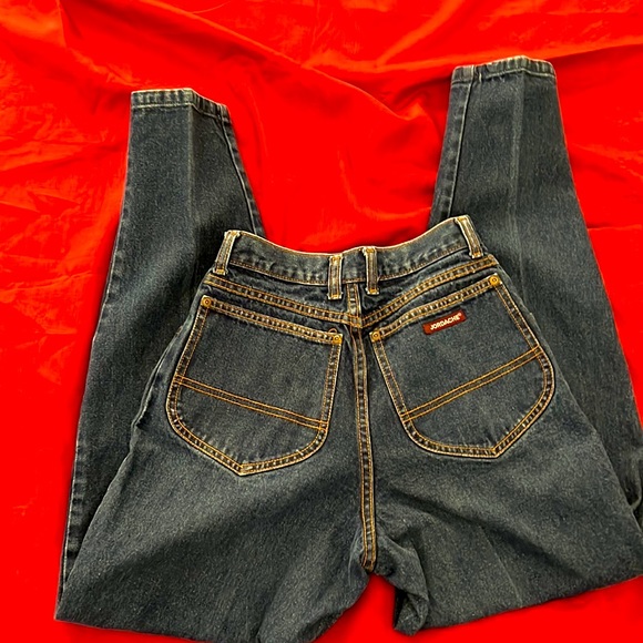 Vintage Jordache Pleated Jeans size 7, 28” inseam tapered leg, high waist - Picture 10 of 12